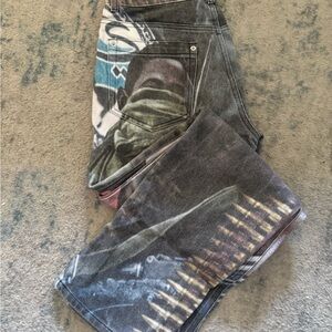 Men's Graphic Jeans